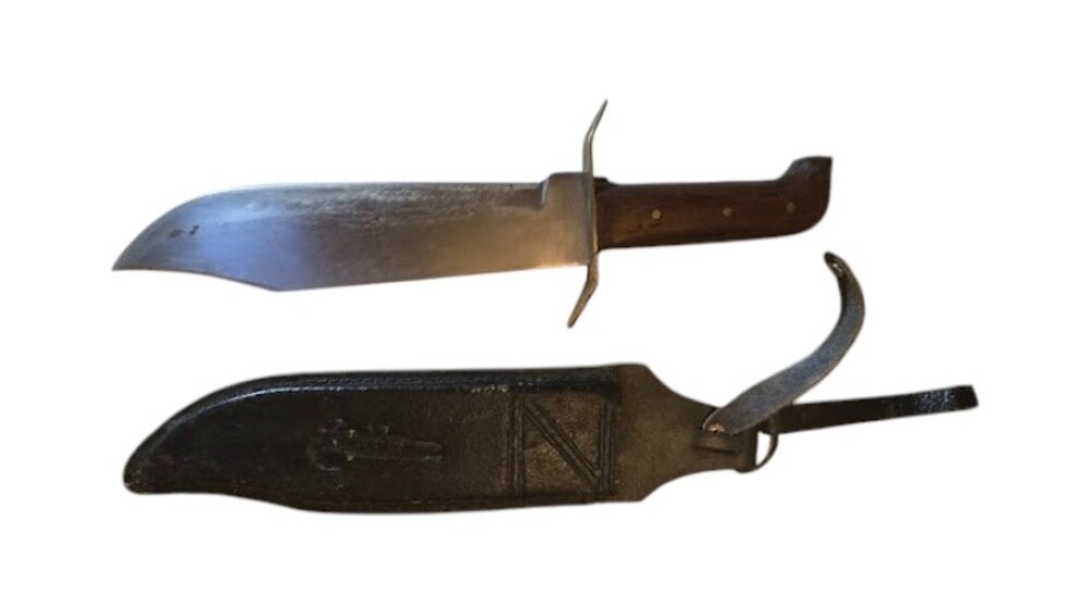 Western W49 Bowie Knife With Original Leather Sheath